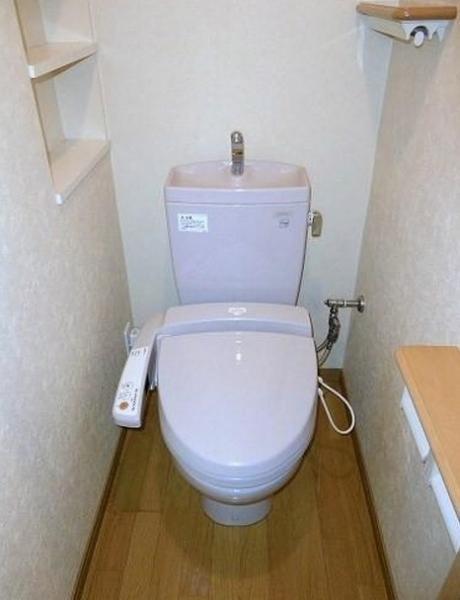 Toilet. Another dwelling unit