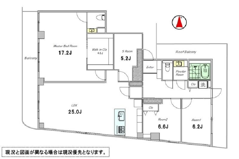 Floor plan. 3LDK + S (storeroom), Price 55,800,000 yen, Footprint 138.32 sq m , Balcony area 11.36 sq m