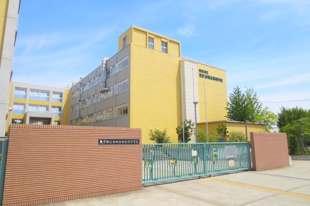 high school ・ College. Tokyo Metropolitan Setagaya Comprehensive High School (High School ・ NCT) to 549m