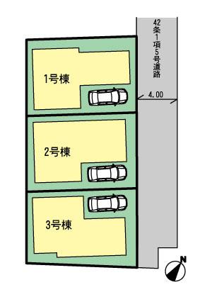 Compartment figure. 56,300,000 yen, 3LDK, Land area 79.48 sq m , Building area 84.69 sq m