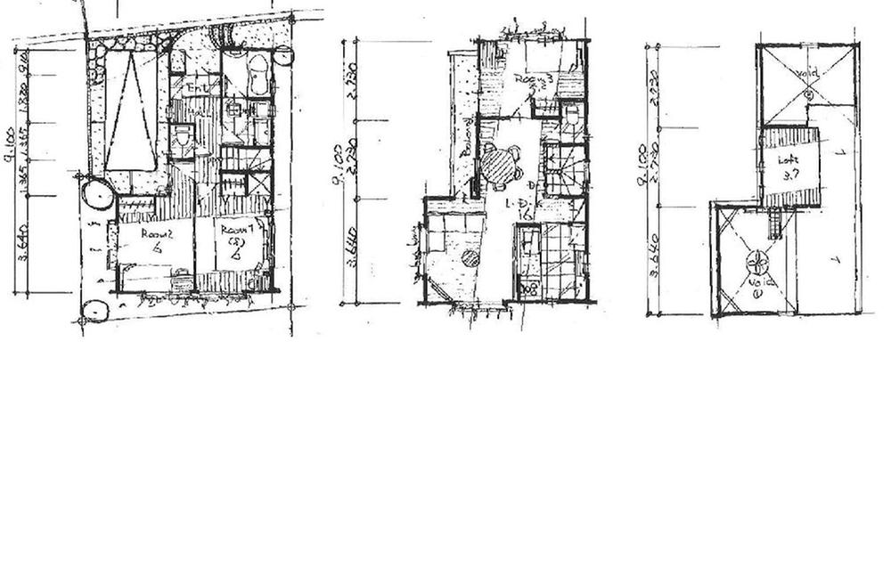 Building plan example (floor plan). Building plan Example 1 Building area 77.83 sq m Living room is located on the second floor, Is a plan there is a vaulted ceiling and a loft. 