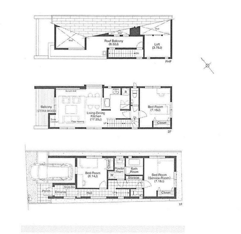 Floor plan. 76,800,000 yen, 3LDK, Land area 81.29 sq m , Building area 100.62 sq m
