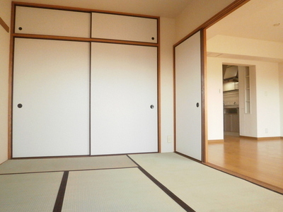 Living and room. Japanese-style room that follow from living