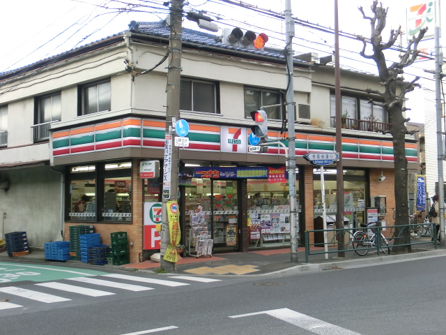 Convenience store. Seven-Eleven Setagaya street store up to (convenience store) 74m