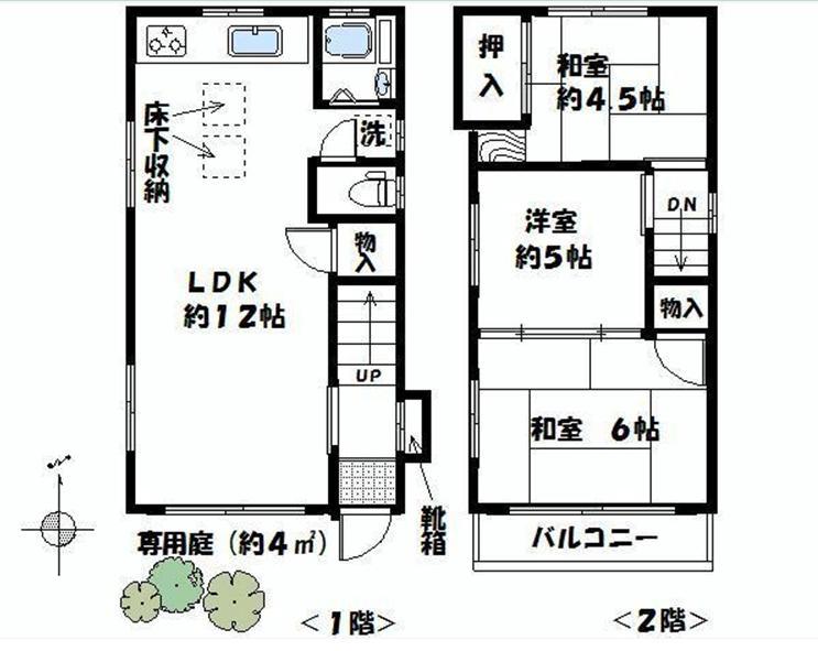 Floor plan. 18.2 million yen, 3LDK, Land area 47.4 sq m , Building area 56.7 sq m