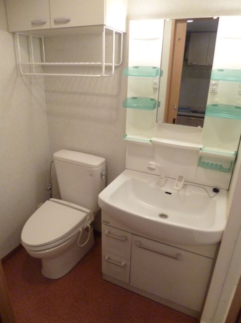 Toilet. It is with a popular shampoo dresser