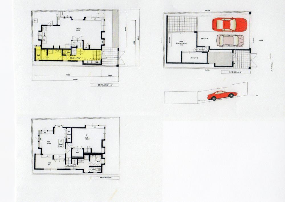 Floor plan. 92,500,000 yen, 4LDK, Land area 114.94 sq m , Building area 197.74 sq m