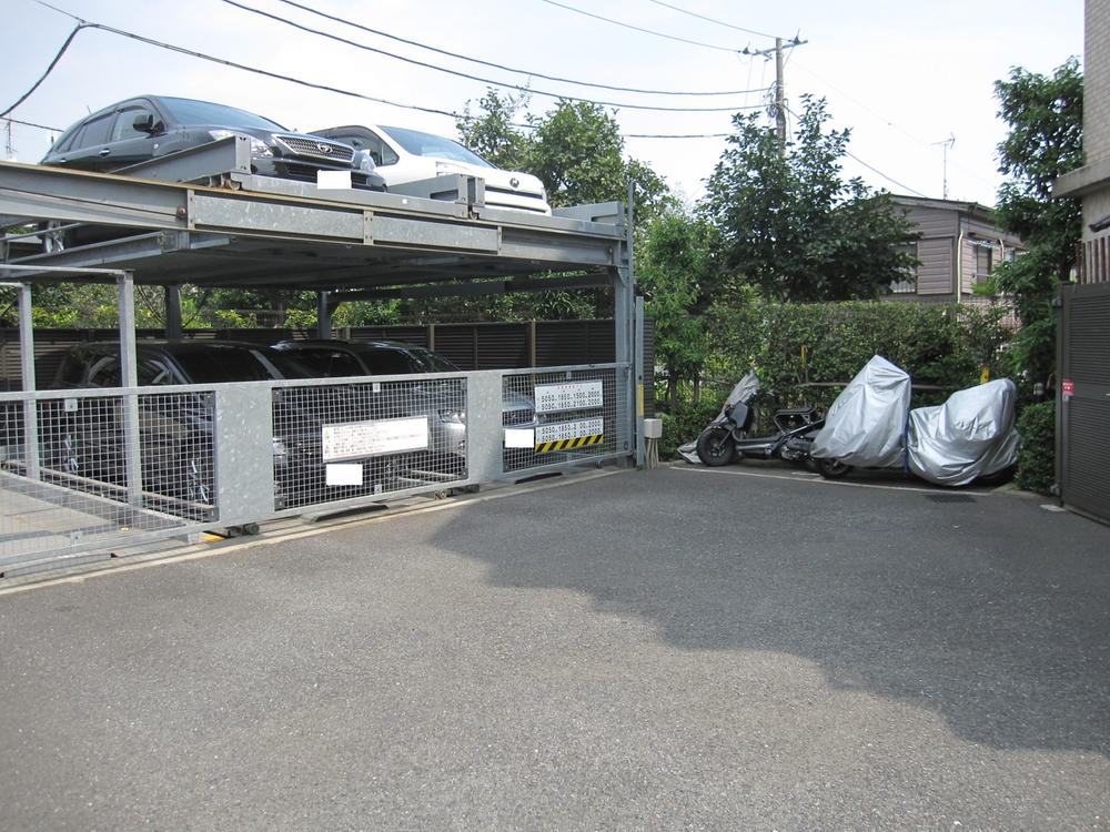 Parking lot. Common areas