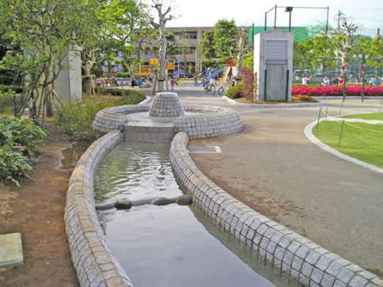 Compartment figure. Surrounding environment (Koizumi park)