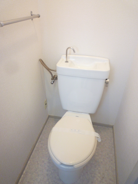 Toilet. Pre-exchange cross Zhang