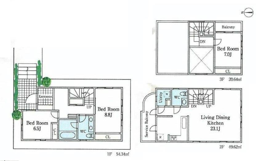 Other building plan example. Building plan example (C No. land) Building area 126.40 sq m