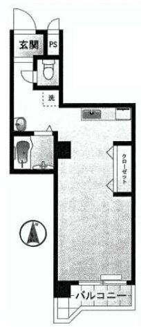 Floor plan. Price 12.8 million yen, Occupied area 28.99 sq m , Balcony area 2.51 sq m