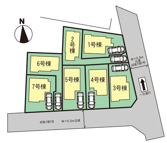 Compartment figure. 56,800,000 yen, 3LDK, Land area 105.61 sq m , Building area 86.42 sq m compartment view