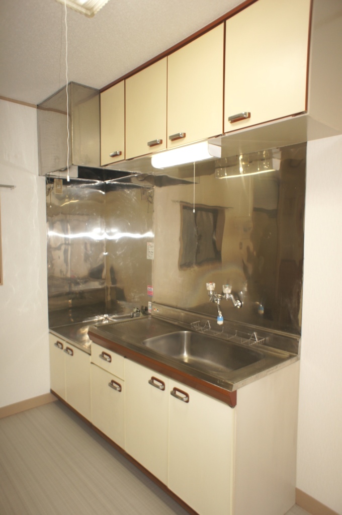 Kitchen. Gasukitchin! Gas stove can be installed! 