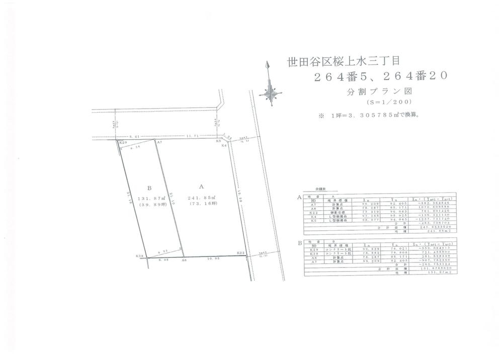 Compartment figure. Land price 68 million yen, Land area 131.87 sq m