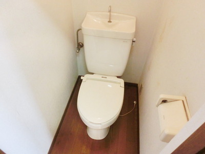 Toilet. It is a toilet with a clean