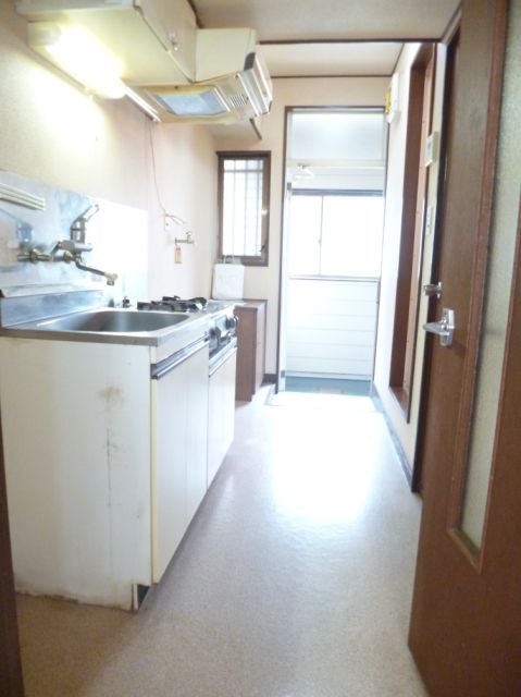 Kitchen. Kitchen space is spacious.