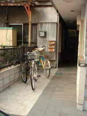 Other common areas. bicycle parking space