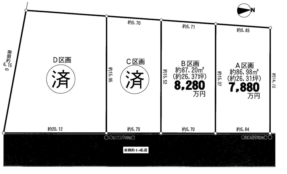 The entire compartment Figure. All sections Figure