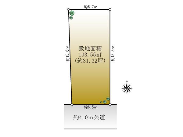 Compartment figure. Land price 65 million yen, Land area 103.55 sq m compartment view