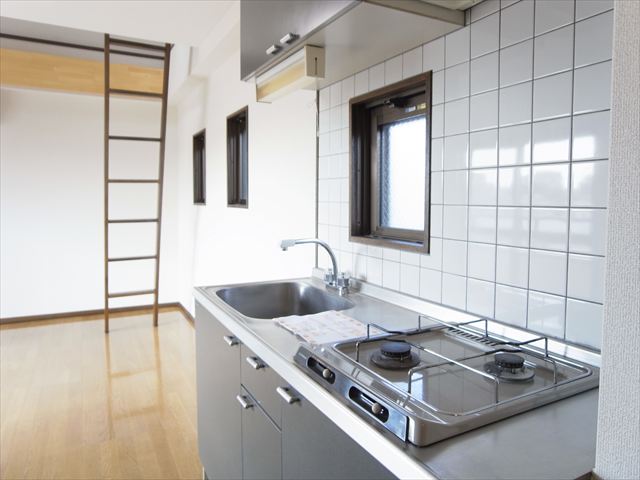 Kitchen. It is useful to put away the dishes and cooking utensils