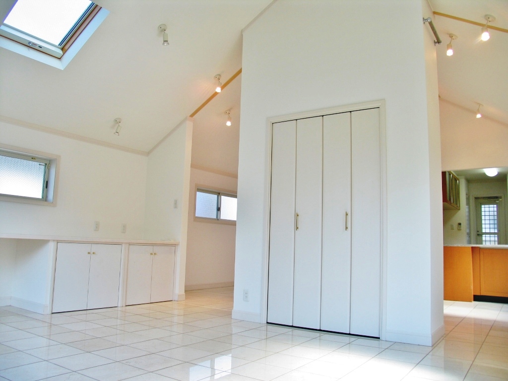 Living and room.  ■ Bright living room there is a Skylights