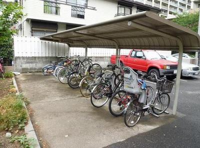 Other common areas. Bicycle parking space