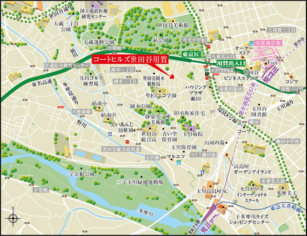 Local guide map