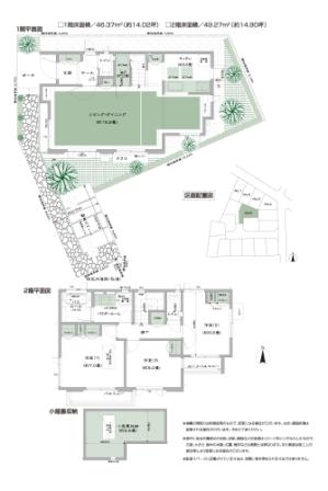 Other. 8 Building drawings 3LDK Land area 109.60 sq m Building area 95.64 sq m 18 ・ 9 tatami spacious living room ・ dining Roof balcony