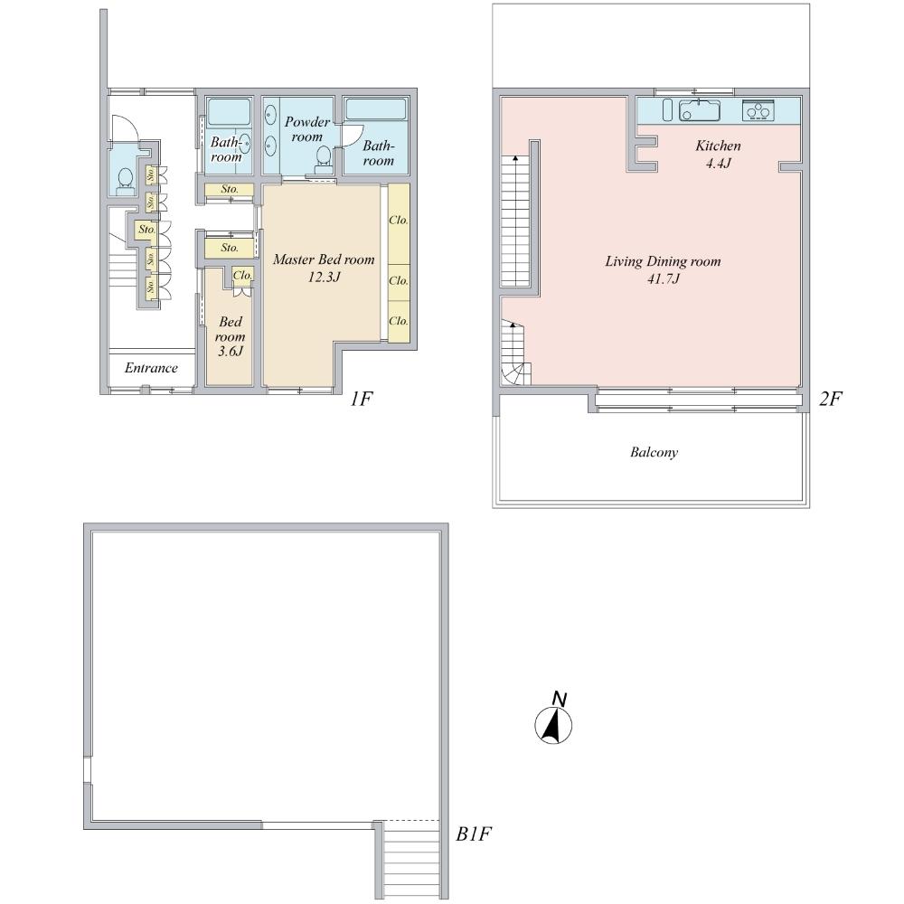 Floor plan. 145 million yen, 2LDK, Land area 188.41 sq m , Building area 231.51 sq m floor plan