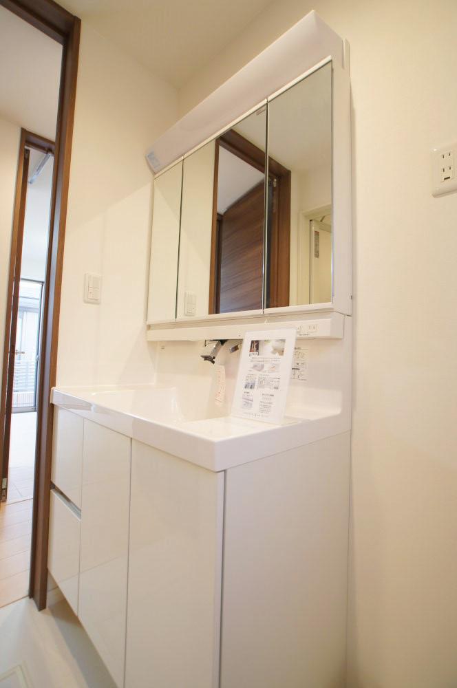 Wash basin, toilet. It will wash basin with shampoo dresser.