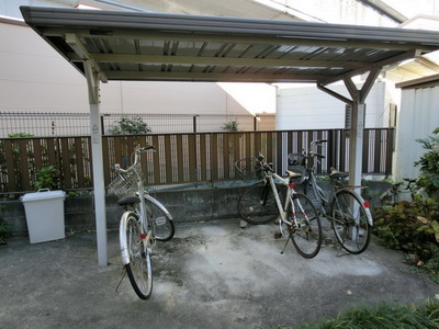 Other common areas. It is a bicycle parking space