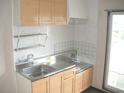 Kitchen. You can install the gas stove 2-neck