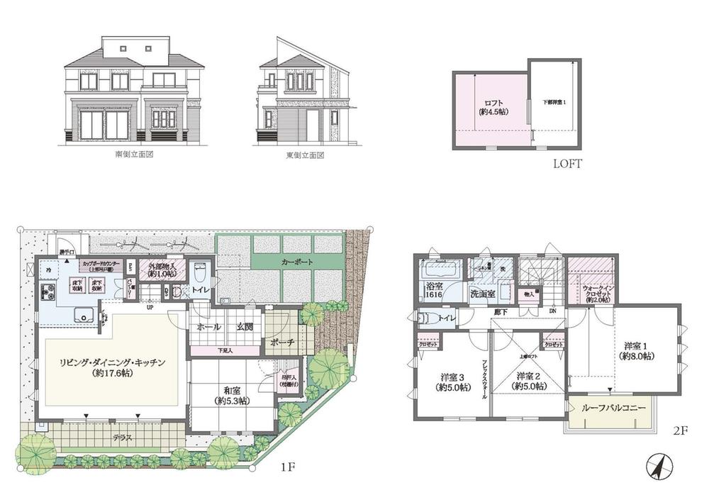 Floor plan. (HOUSING PLAN9), Price TBD , 4LDK, Land area 100.16 sq m , Building area 97.5 sq m