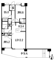 Floor: 2LDK + S + WIC, the occupied area: 71.11 sq m, Price: 55,628,600 yen, now on sale