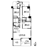 Floor: 3LDK + SR + WIC, the occupied area: 88.44 sq m, Price: 75,931,000 yen, now on sale