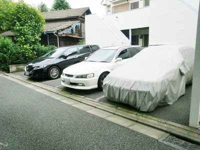 Parking lot. Parking space is