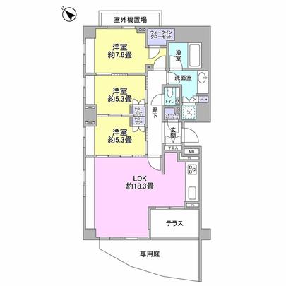 Floor plan.  ■ It is 3LDK type!