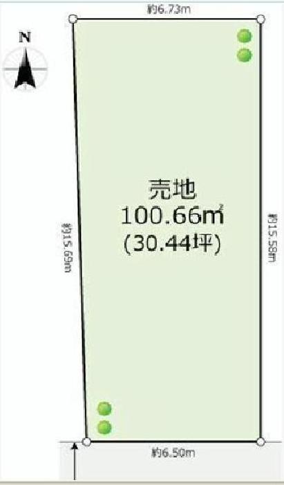 Compartment figure. Land price 65 million yen, Land area 103.55 sq m