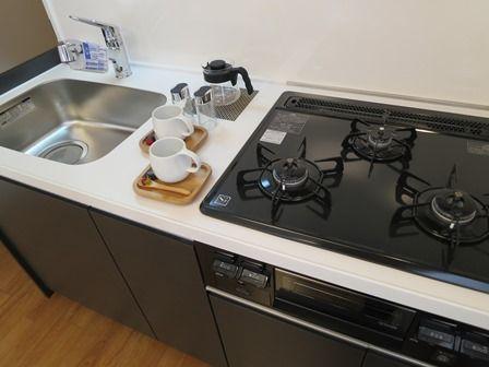 Kitchen. ~ Already the new interior renovation ~  System kitchen of state-of-the-art facilities with all-in-one water purifier