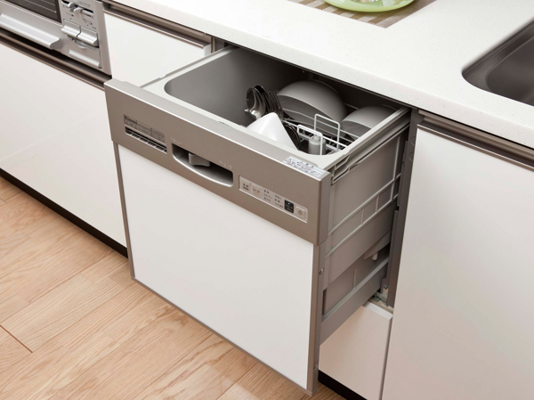 Kitchen.  [Dishwasher] Clean drop the dirt at a high temperature washing. Furthermore easy to operate. It eliminates the need for hand washing and drying, To reduce the burden of housework.
