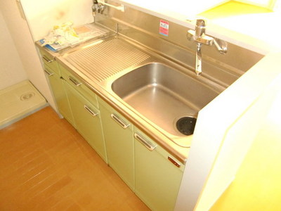 Kitchen. You can install the gas stove 2-neck