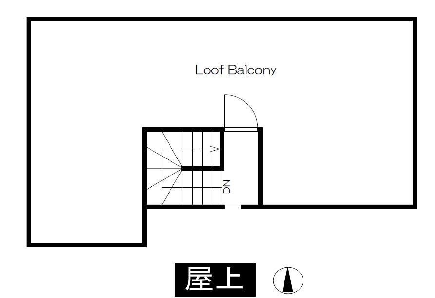 Floor plan. 97 million yen, 4DK, Land area 141.72 sq m , You can go on the roof in the indoor stairs from the building area 129.37 sq m rooftop second floor.