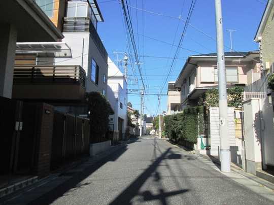 Local land photo. The property and the front road (road)