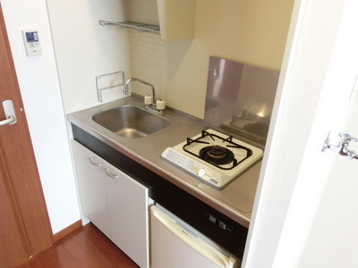 Kitchen. Gas 1-neck is a system with a kitchen