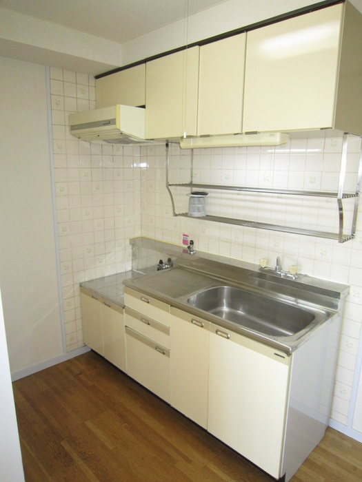 Kitchen. Two-burner gas stove installation Allowed