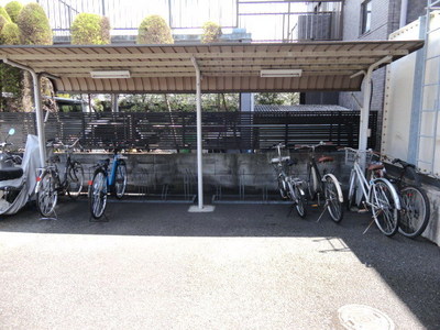 Other common areas. Place for storing bicycles