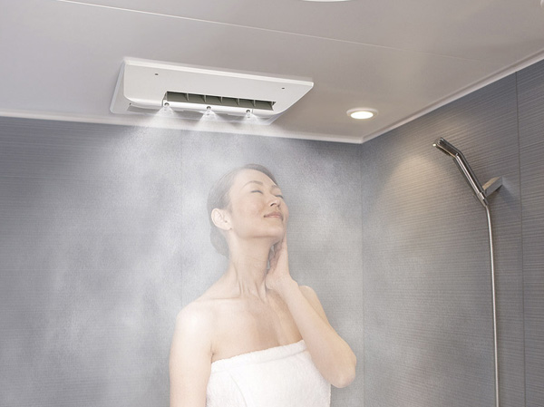 Bathing-wash room.  [Mist sauna] MiSTY mist sauna has been a plus in the bathroom ventilation heating dryer. New bathing style of using the mist "shorter working hours", "water-saving" is the new trend. (Same specifications)