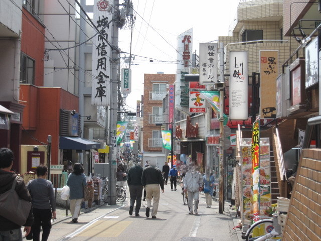 Shopping centre. 500m to the south exit shopping street (shopping center)