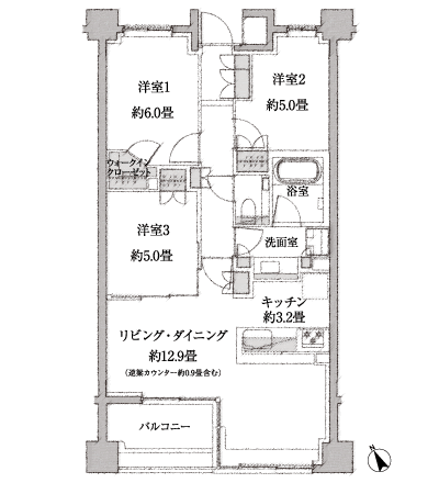 Floor: 3LDK + WIC, the occupied area: 70.63 sq m, Price: TBD